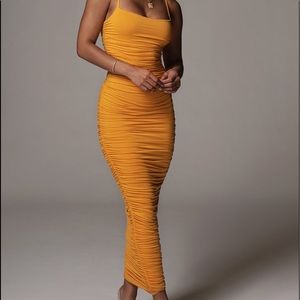 Leopard Ruched Dress